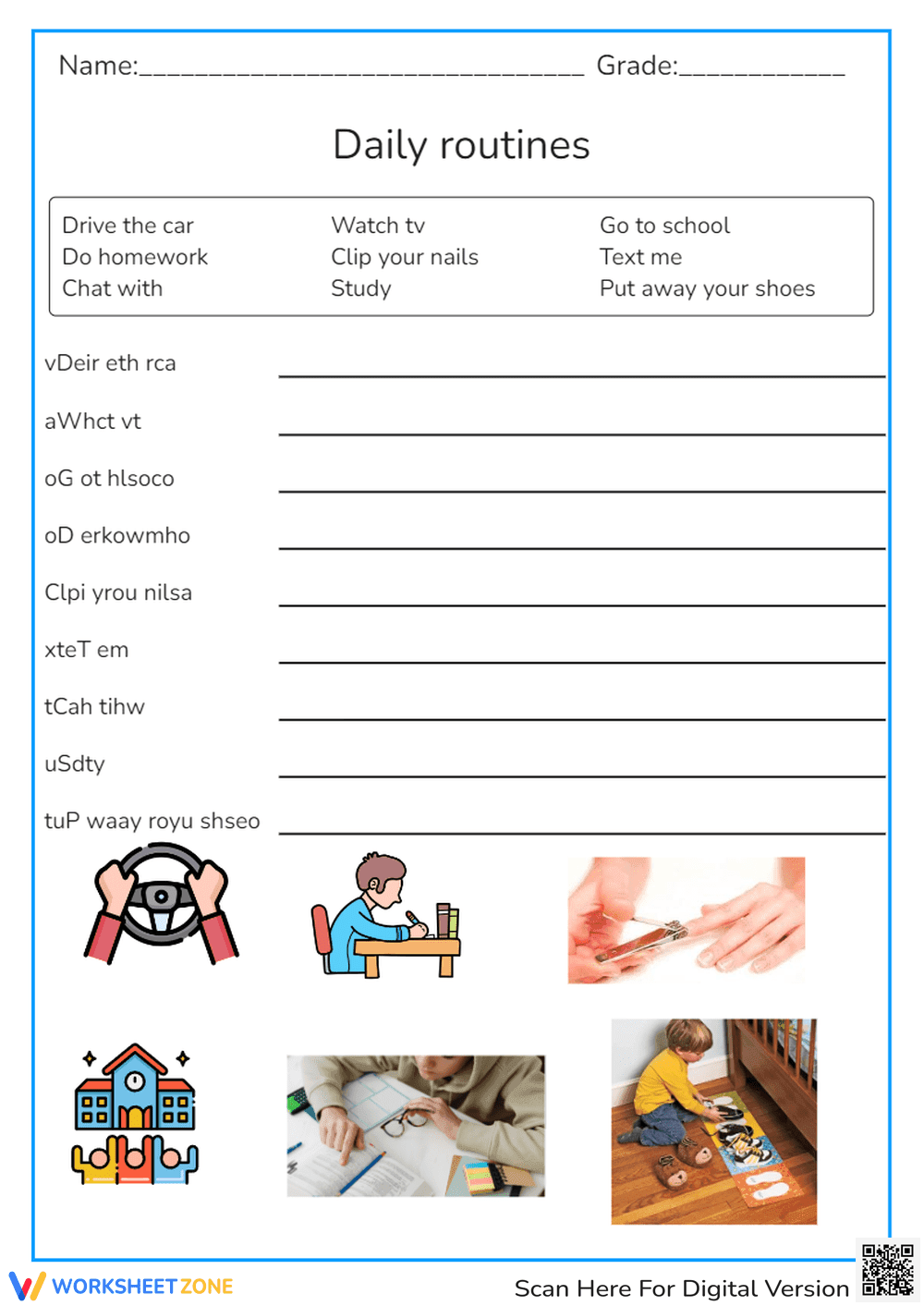 Daily routinnes - Page 1