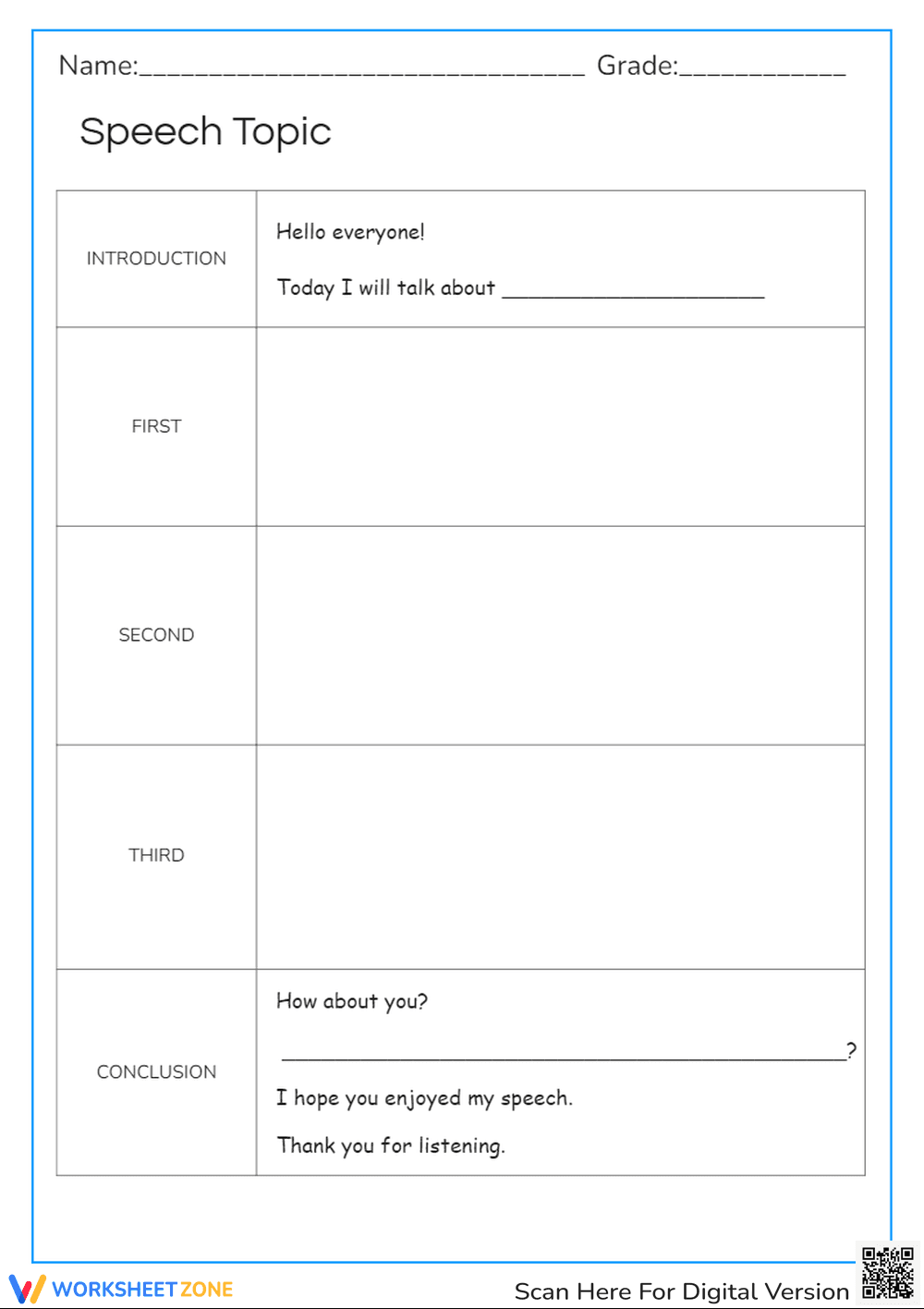 speech blank - Page 1