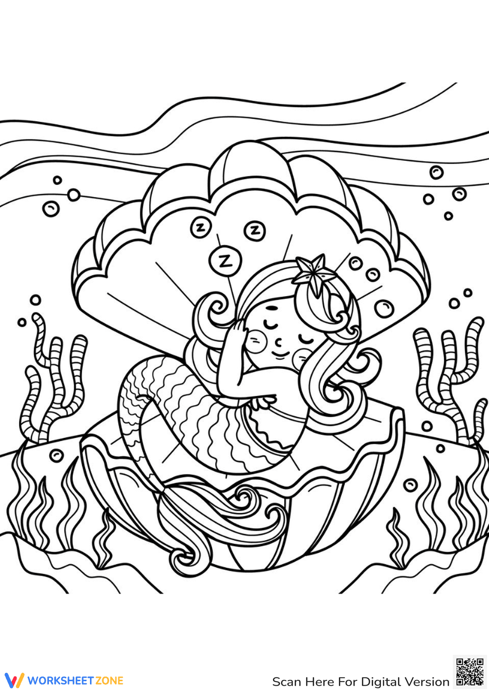 Printable Descendants Coloring Page | Grade 1 - Page 1