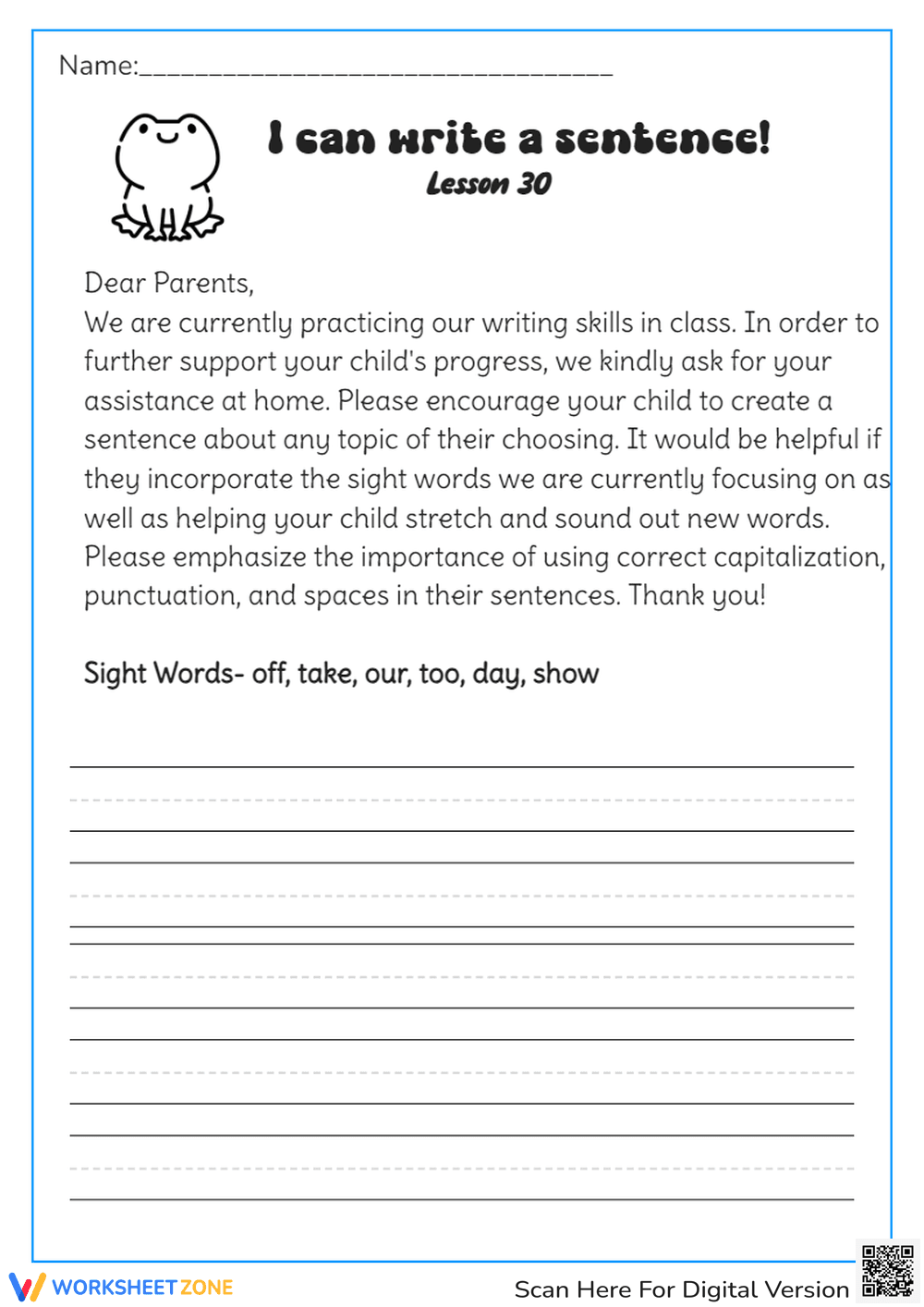 ELA Lesson 30 - Page 1