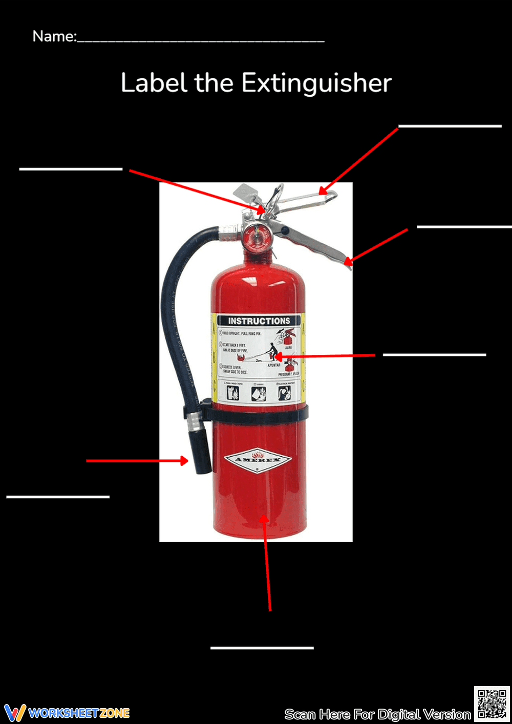 Fill in the Fire Extinguisher - Page 1