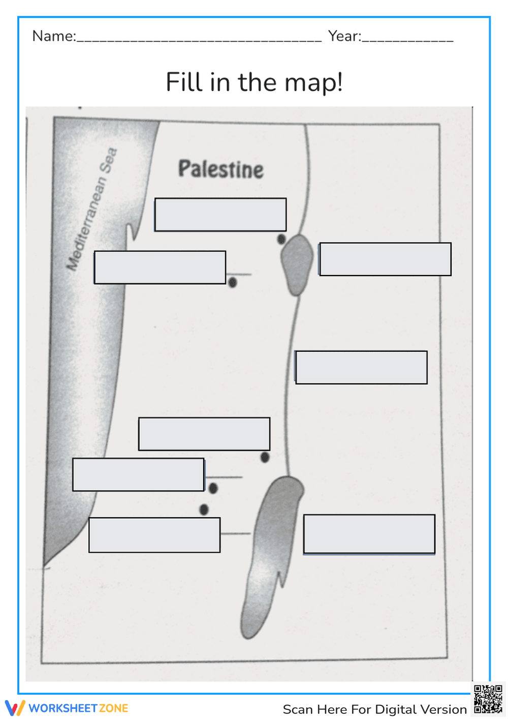 Palestine Map - Page 1