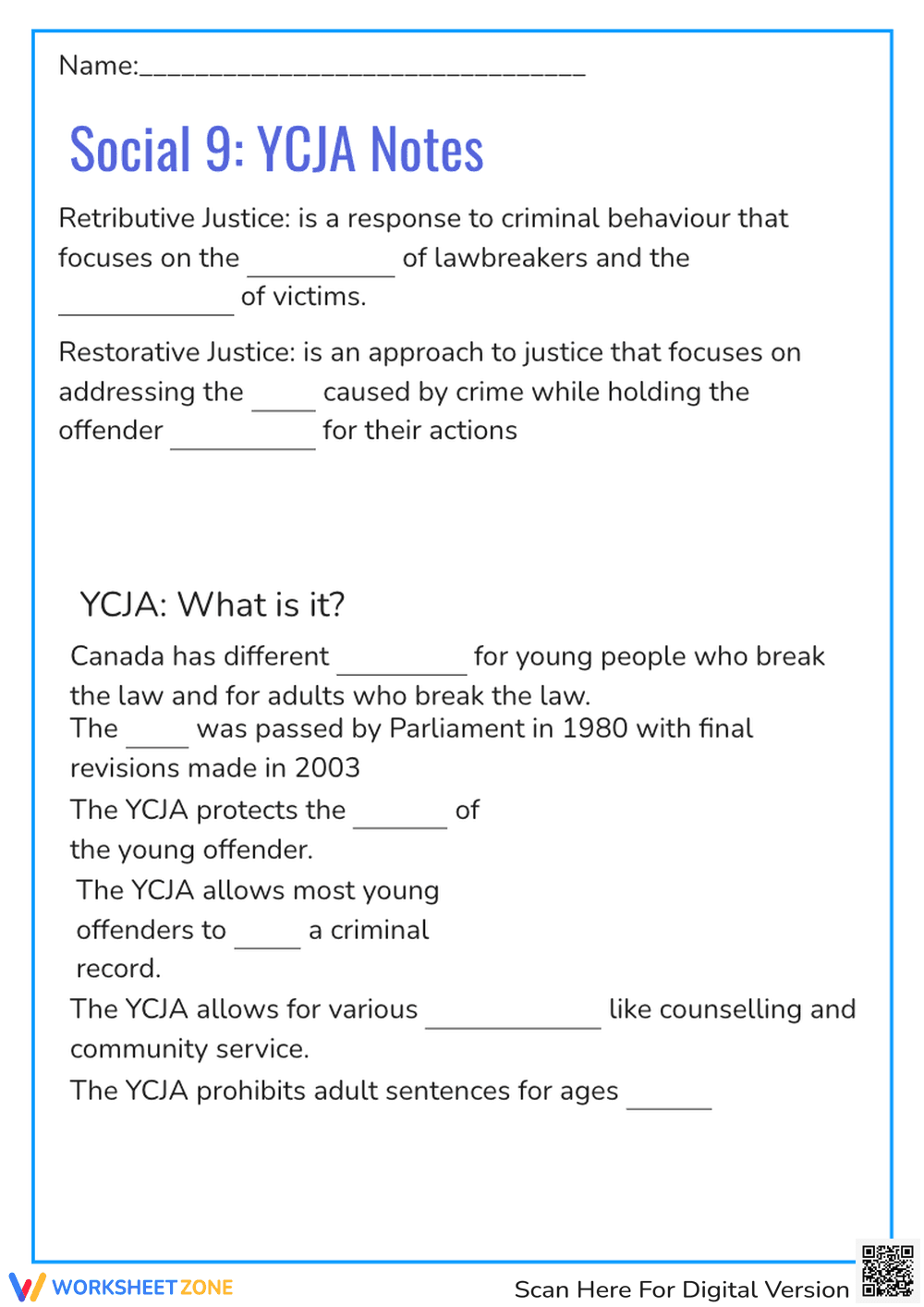 YCJA Notes 2024 - Page 1