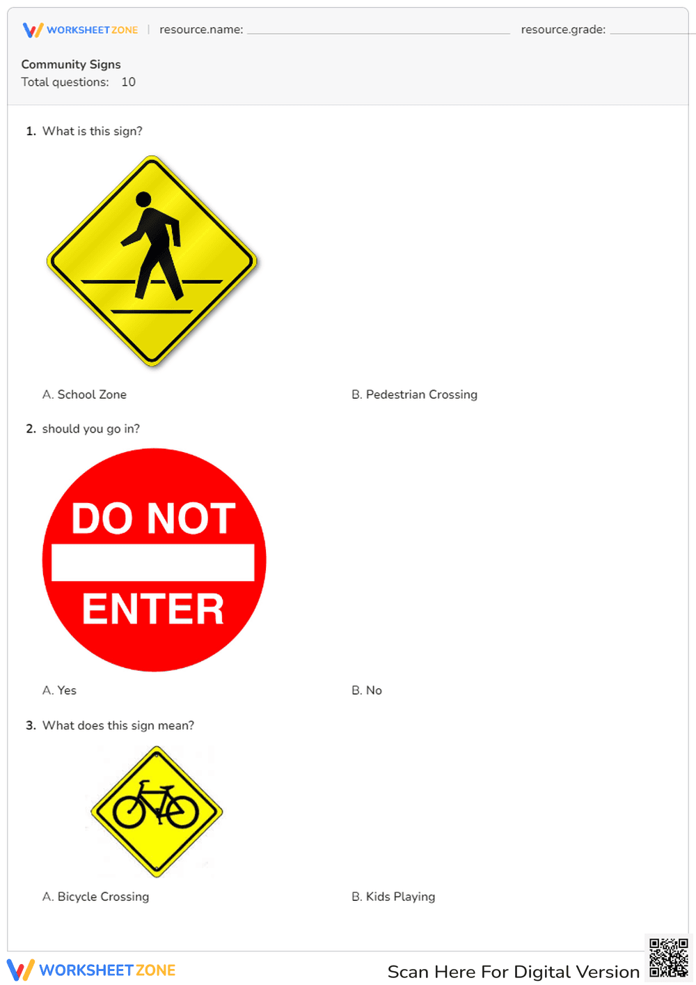 Community Signs - Page 1