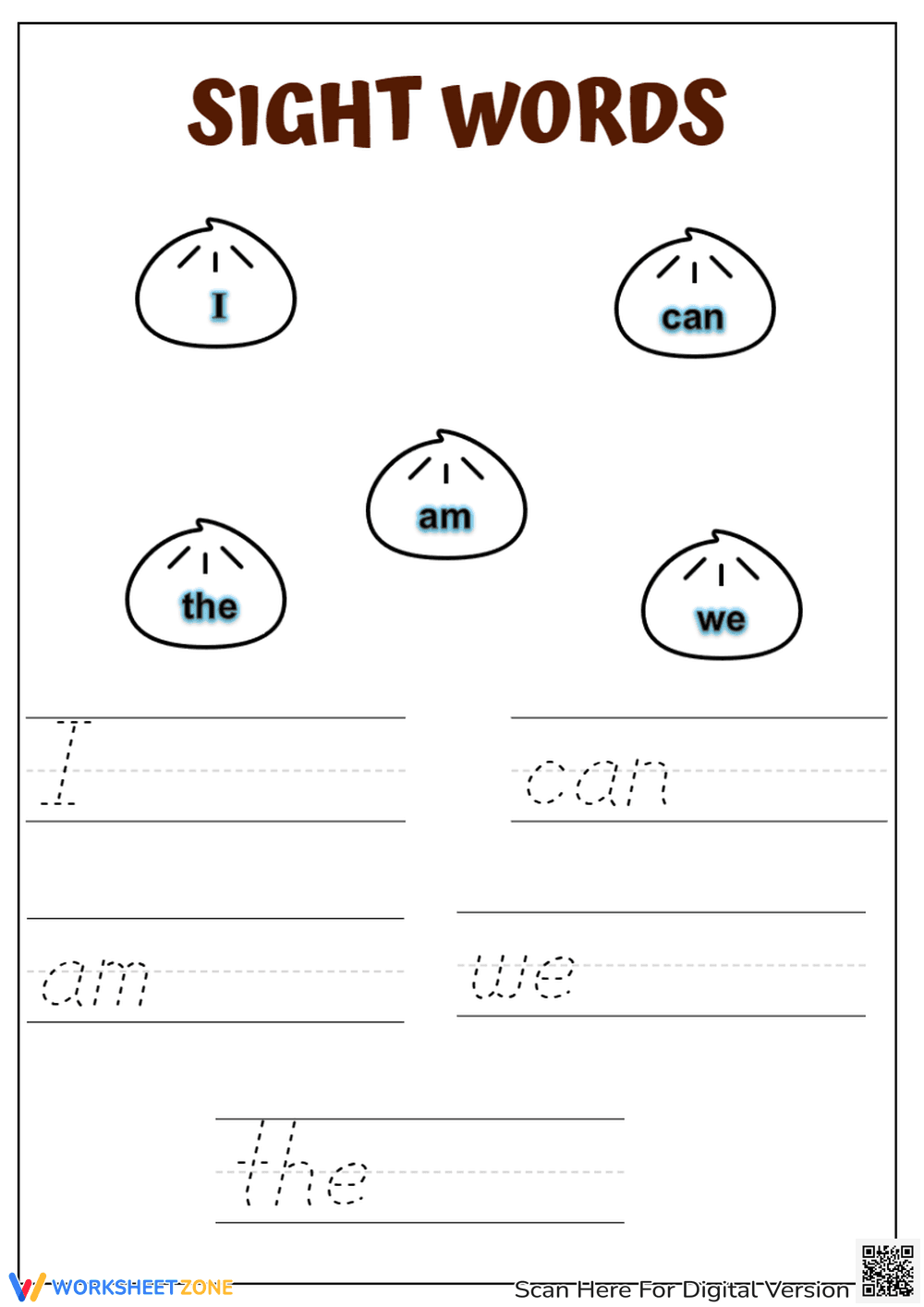 Sight Words - Page 1