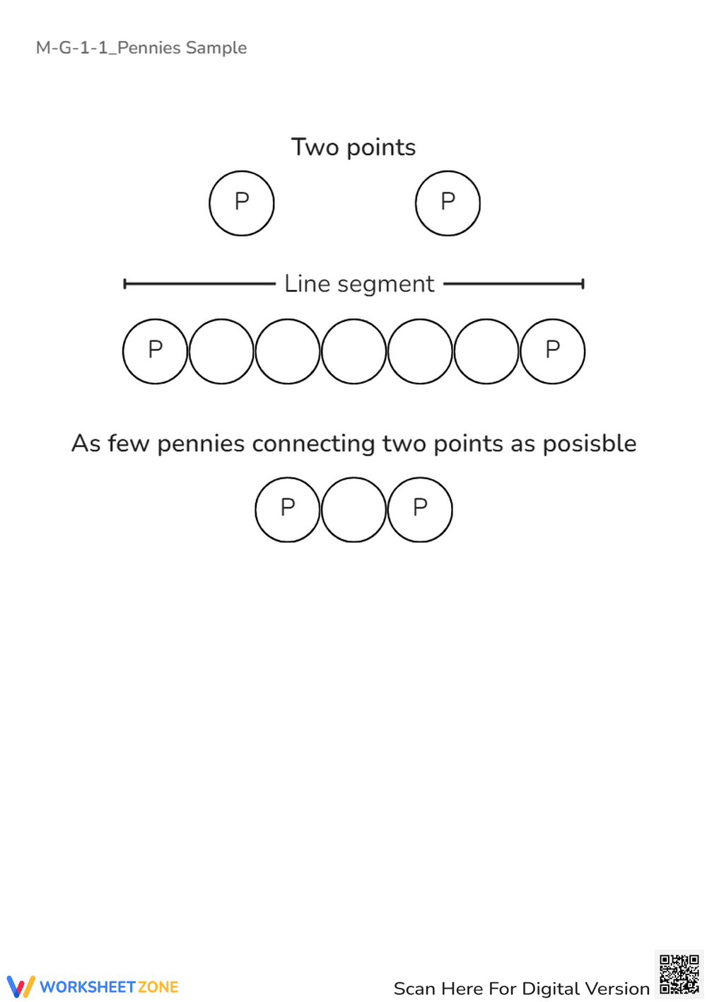 Connect the Dots with Pennies! Spatial Reasoning Challenge - Page 1