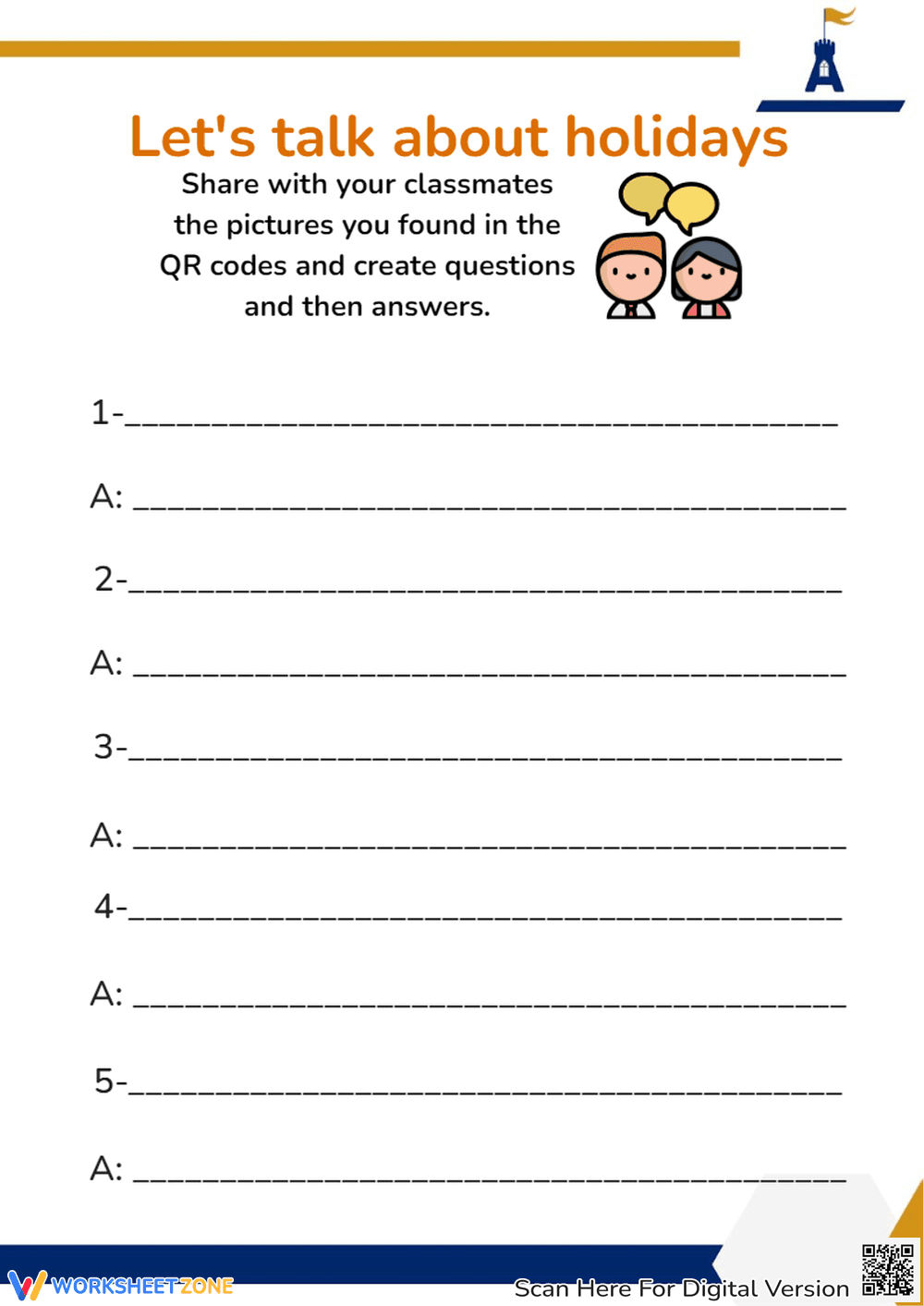 Being Assertive Worksheets - Page 1