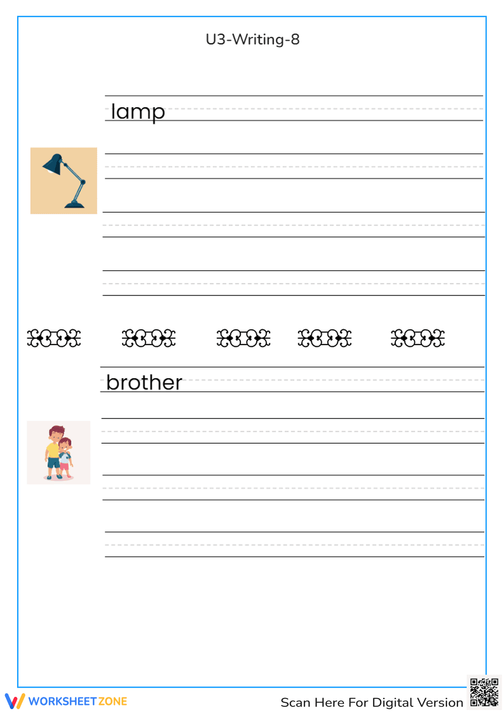 Kindergarten Handwriting Practice | Essential Word Writing - Page 1