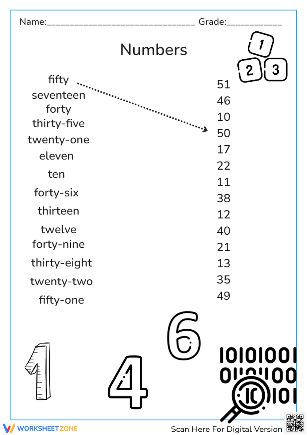 numbers - Page 1