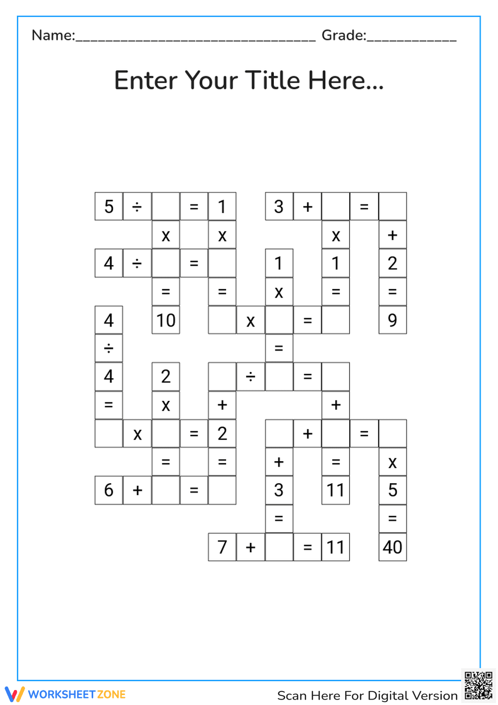 crossword - Page 1