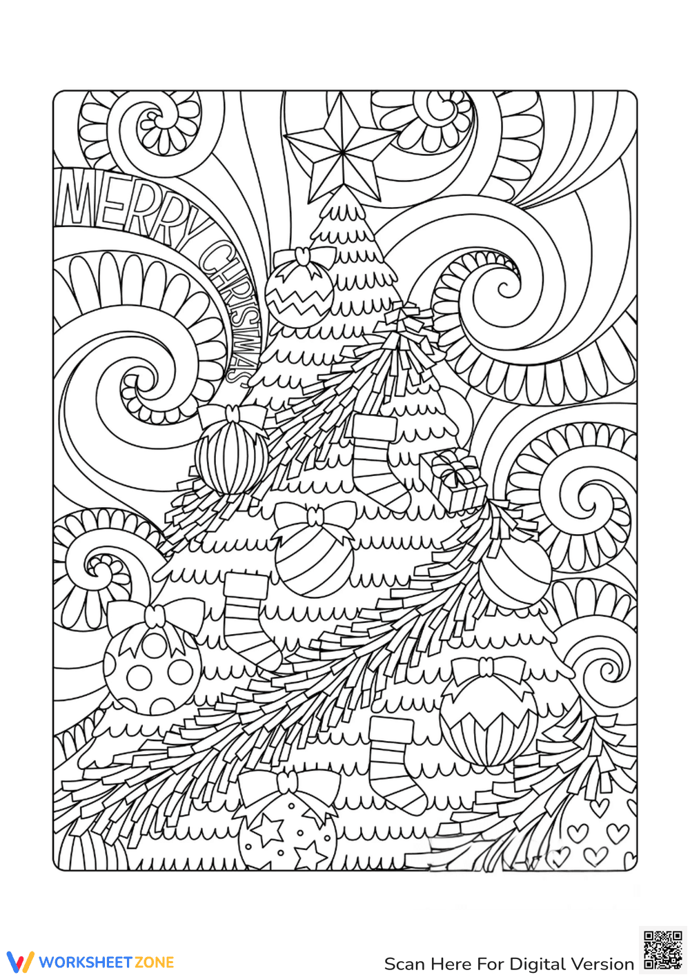 Essential Christmas Coloring Page | Grade 10-11 English - Page 1