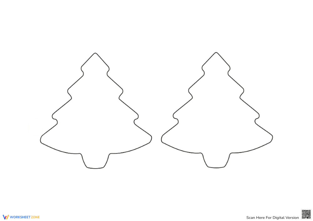 Christmas Tree Coloring Worksheet | Grade 5-6 Essential - Page 1