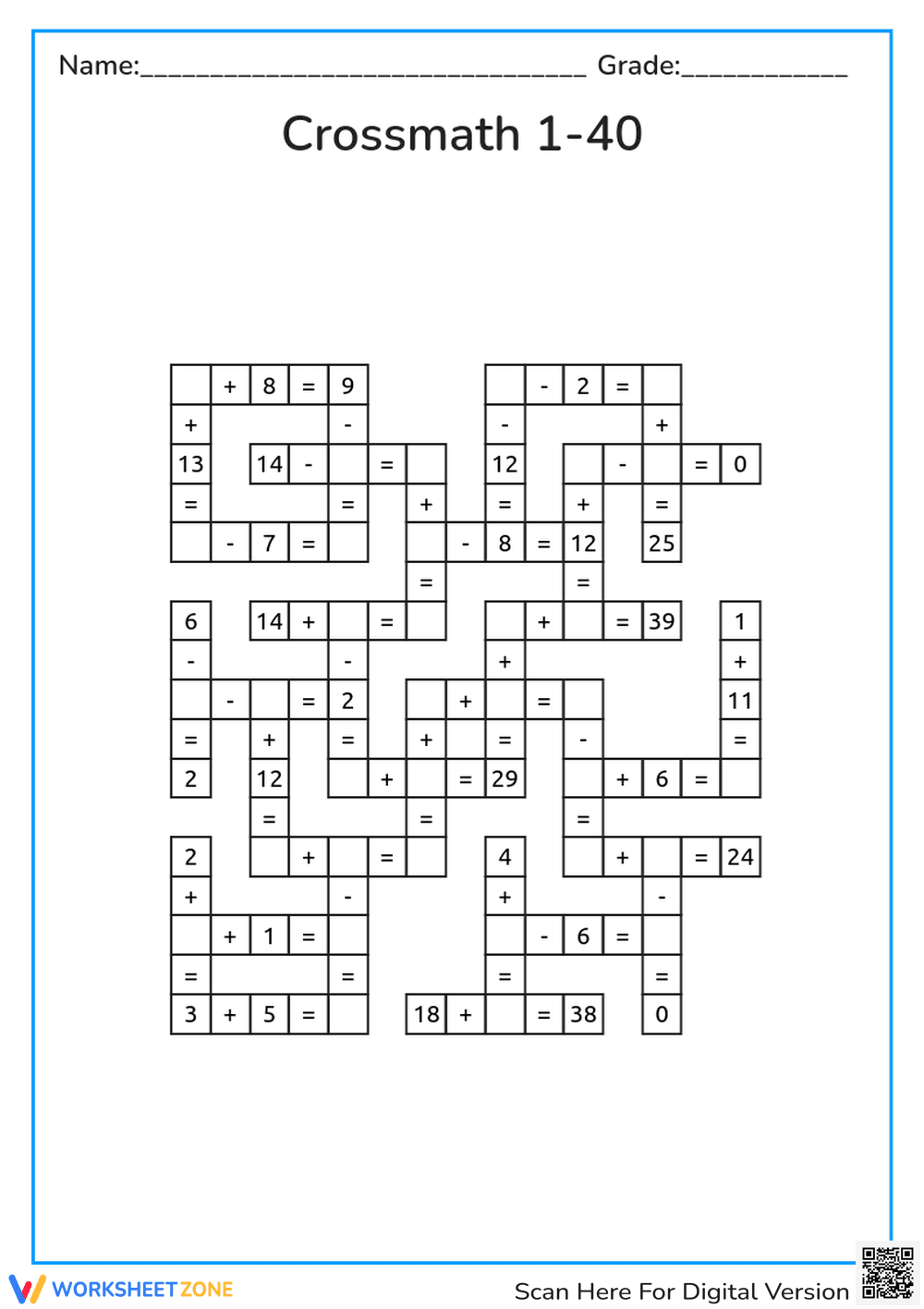Crossmath 1-40 - Page 1