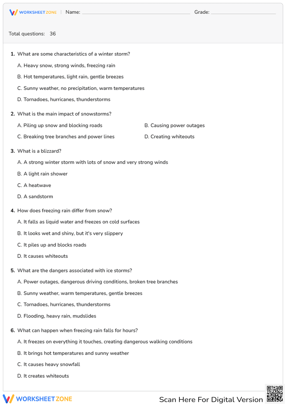 Worksheets - Page 1