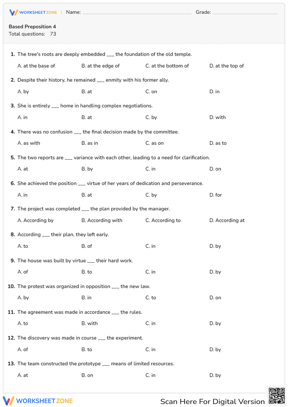 Based Preposition 4 - Page 1
