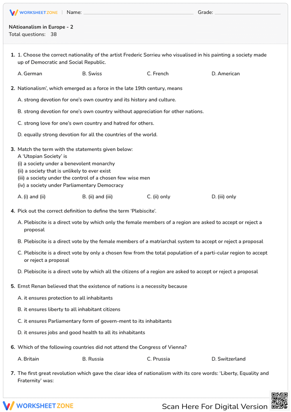 NAtioanalism in Europe - 2 - Page 1