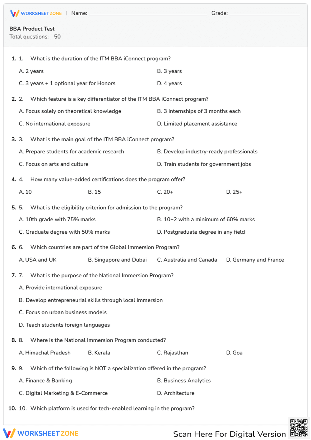 BBA Product Test - Page 1