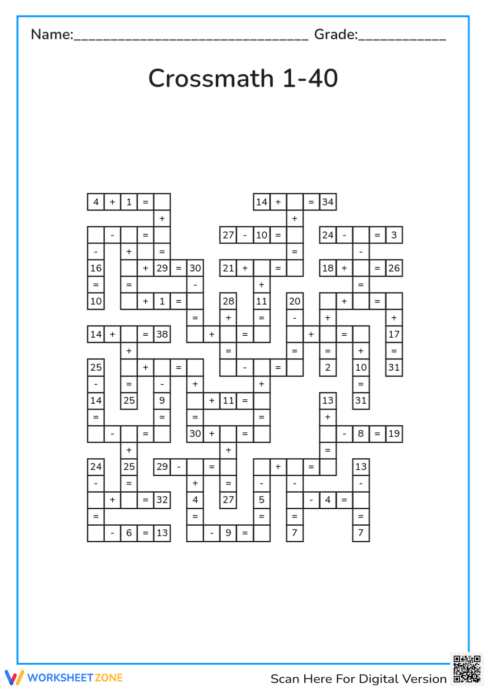 Crossmath 1-40 - Page 1