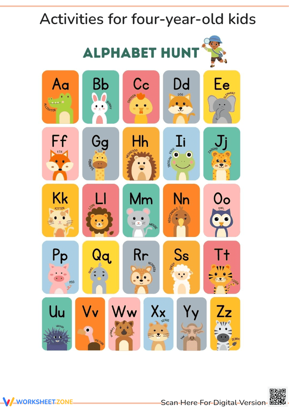 Printable Alphabet Hunt | Pre-K & Kindergarten - Page 1
