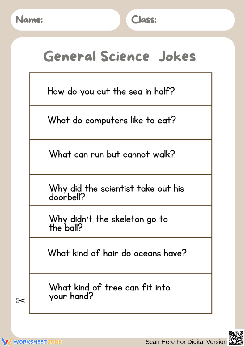 General Science Jokes - Page 1