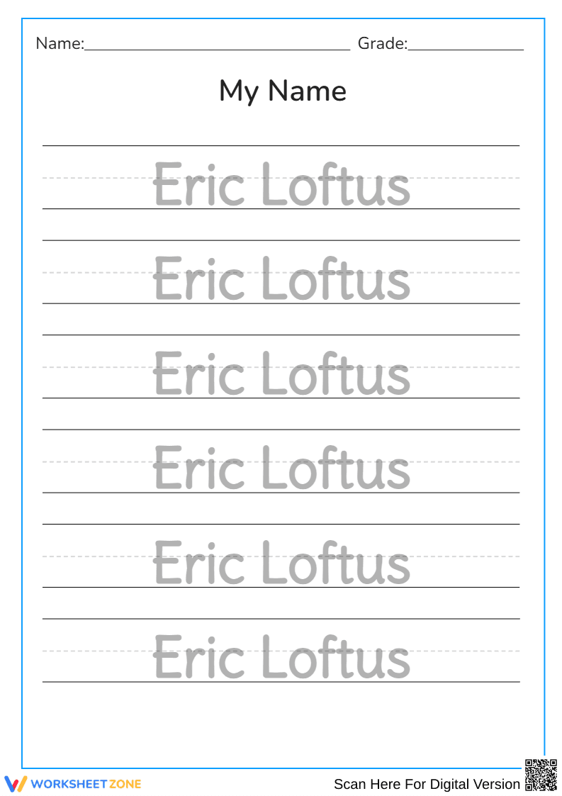 My Name - Page 1
