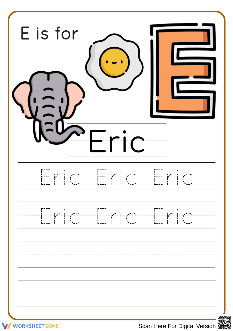 E is for Eric - Page 1