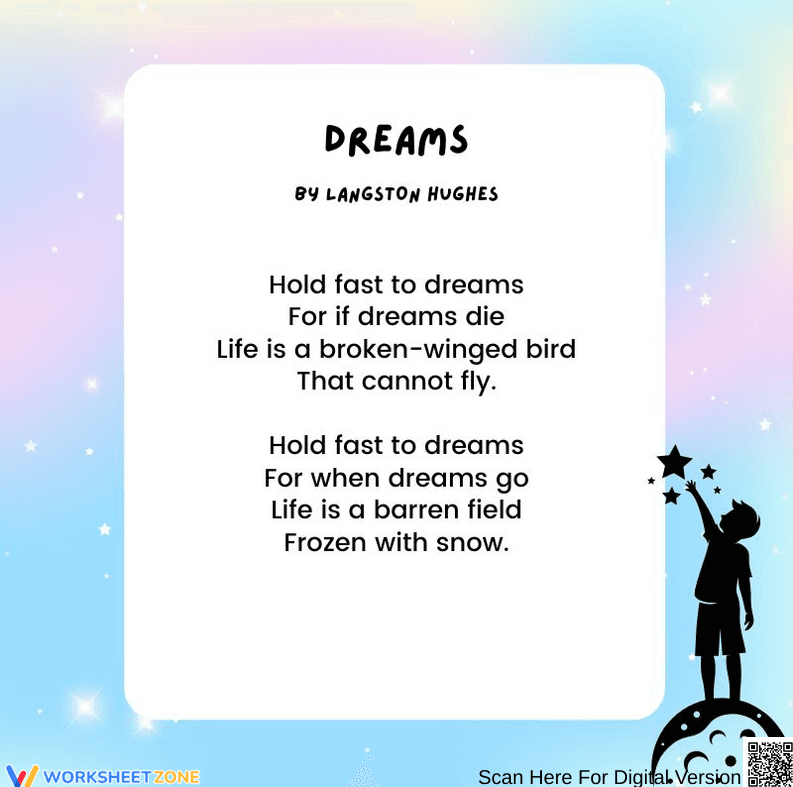 Dream Poem Worksheet - Page 1