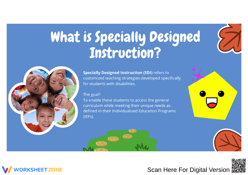 Printable SDI Overview Poster | Grades 3-6 SpEd - Page 1