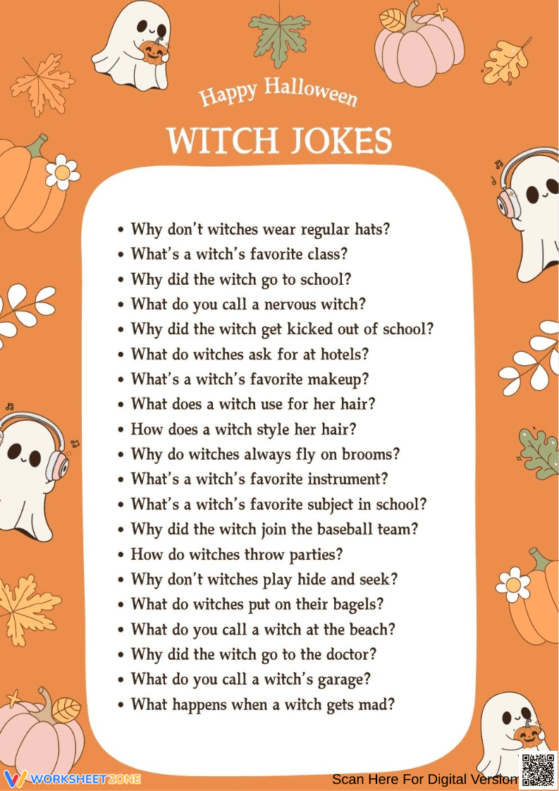 Silly Witch Jokes for Halloween Fun - Page 1