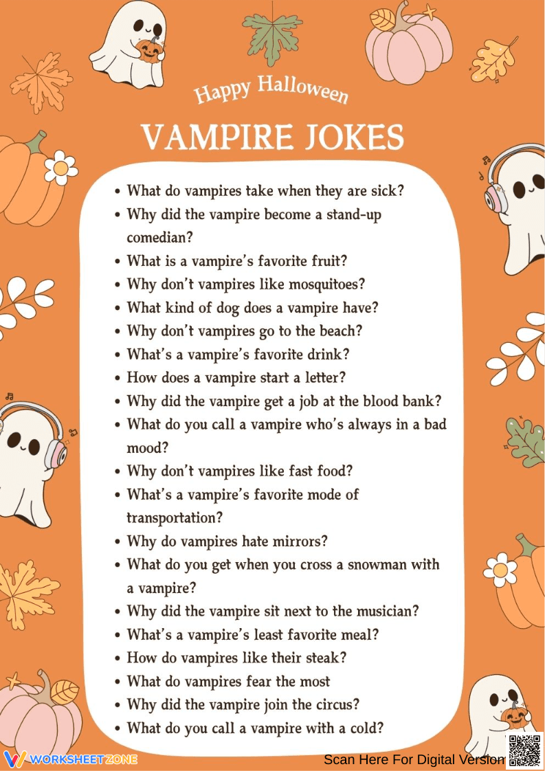 Funny Vampire Jokes for Halloween Fun - Page 1
