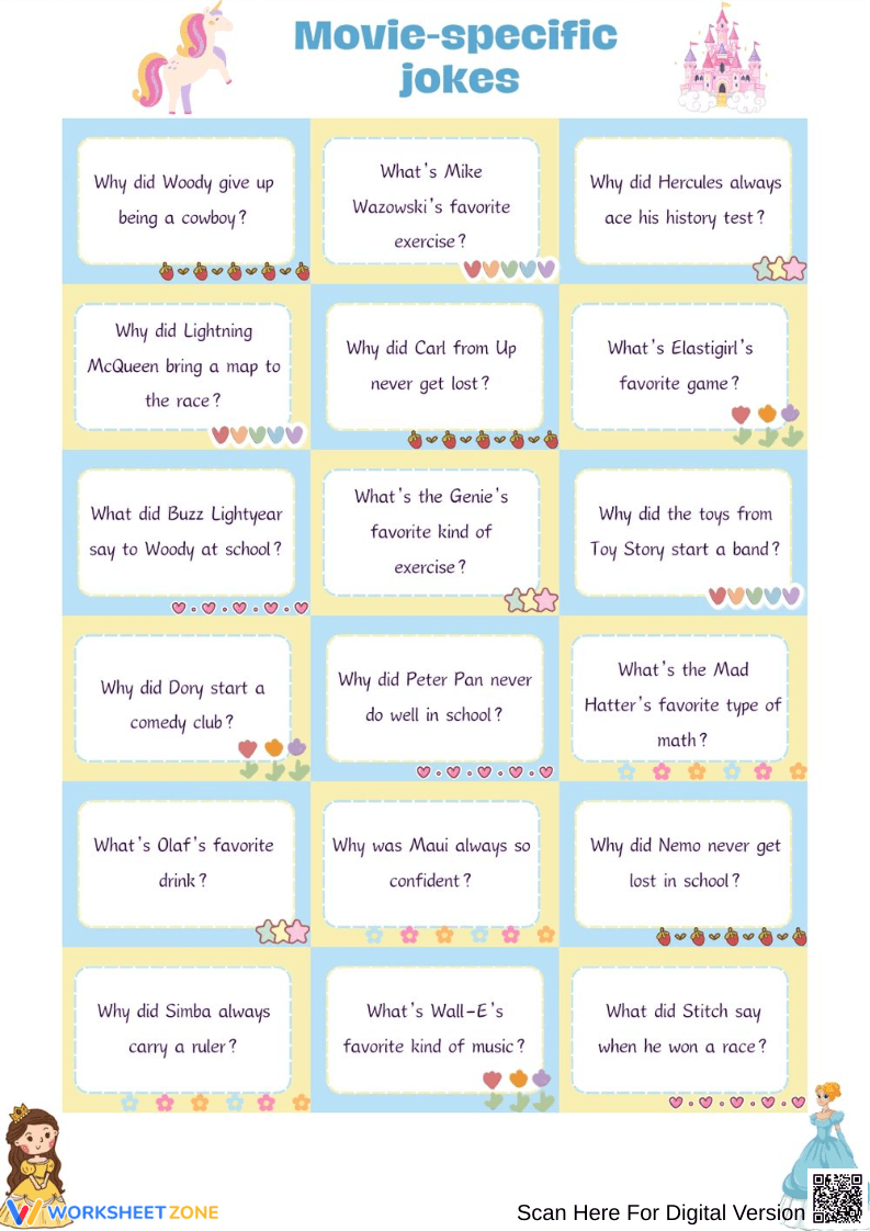 Movie-Themed Jokes for Kids - Page 1