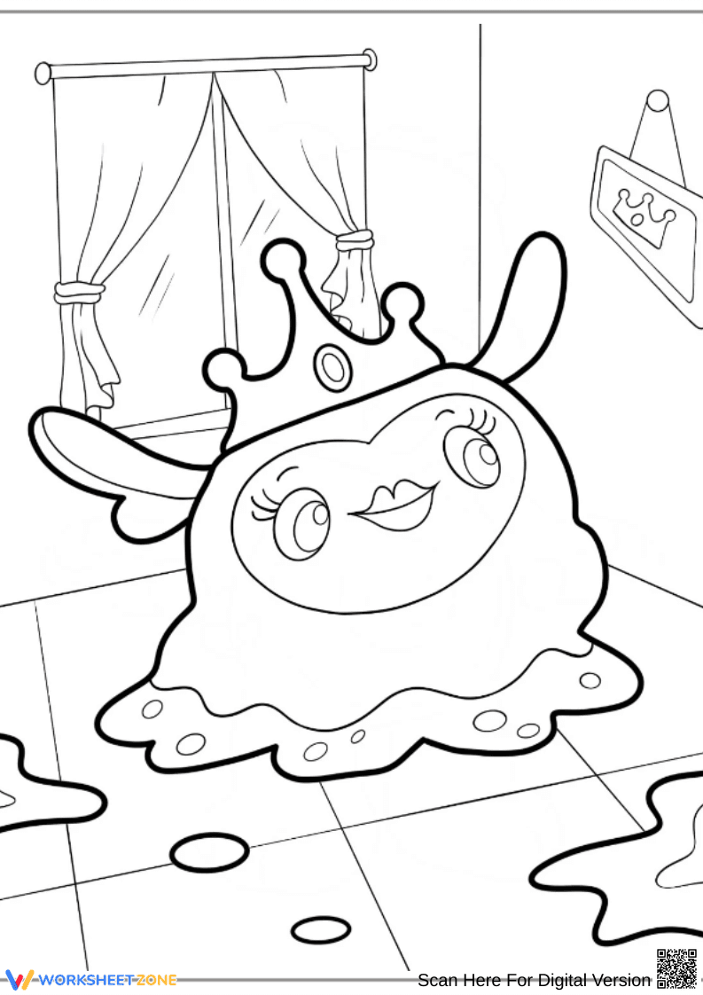 Abby Hatcher Princess Flug Coloring Page - Page 1