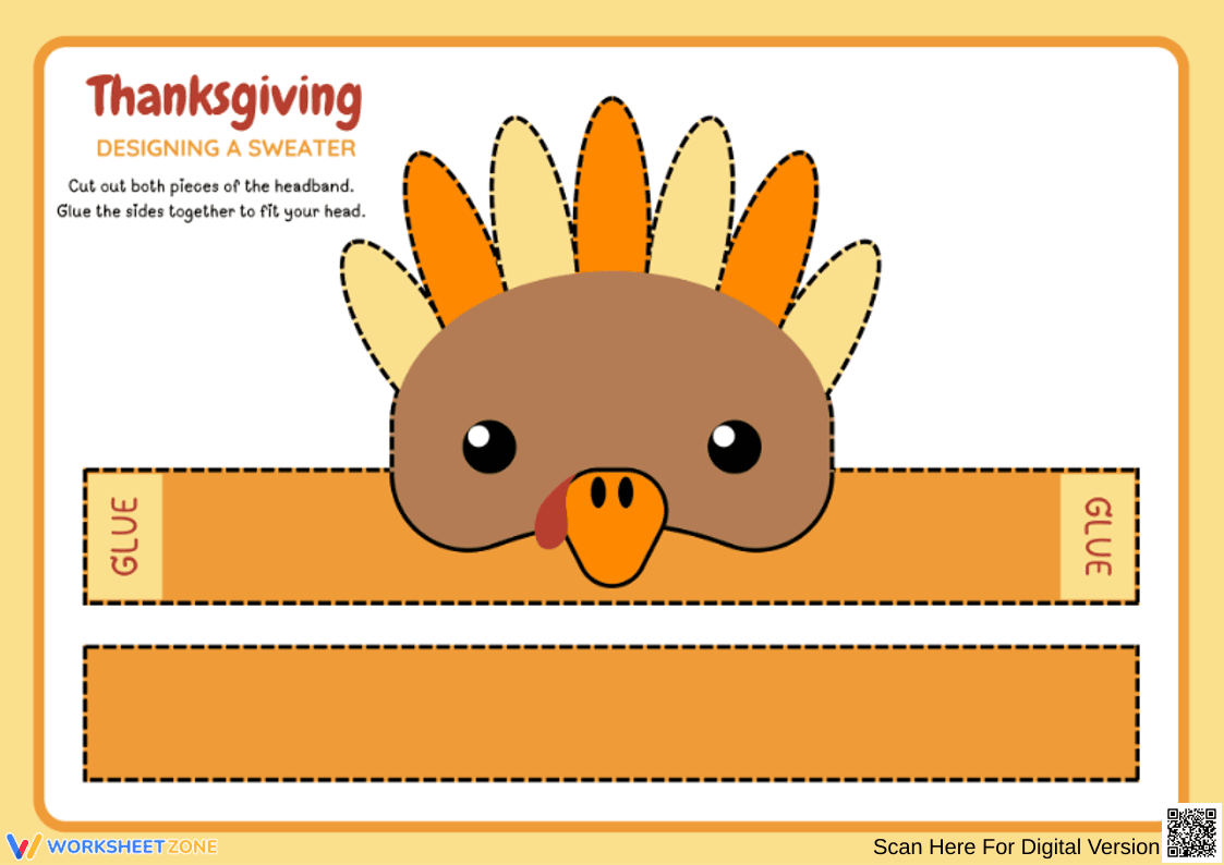Thanksgiving Turkey Headband Craft - Page 1