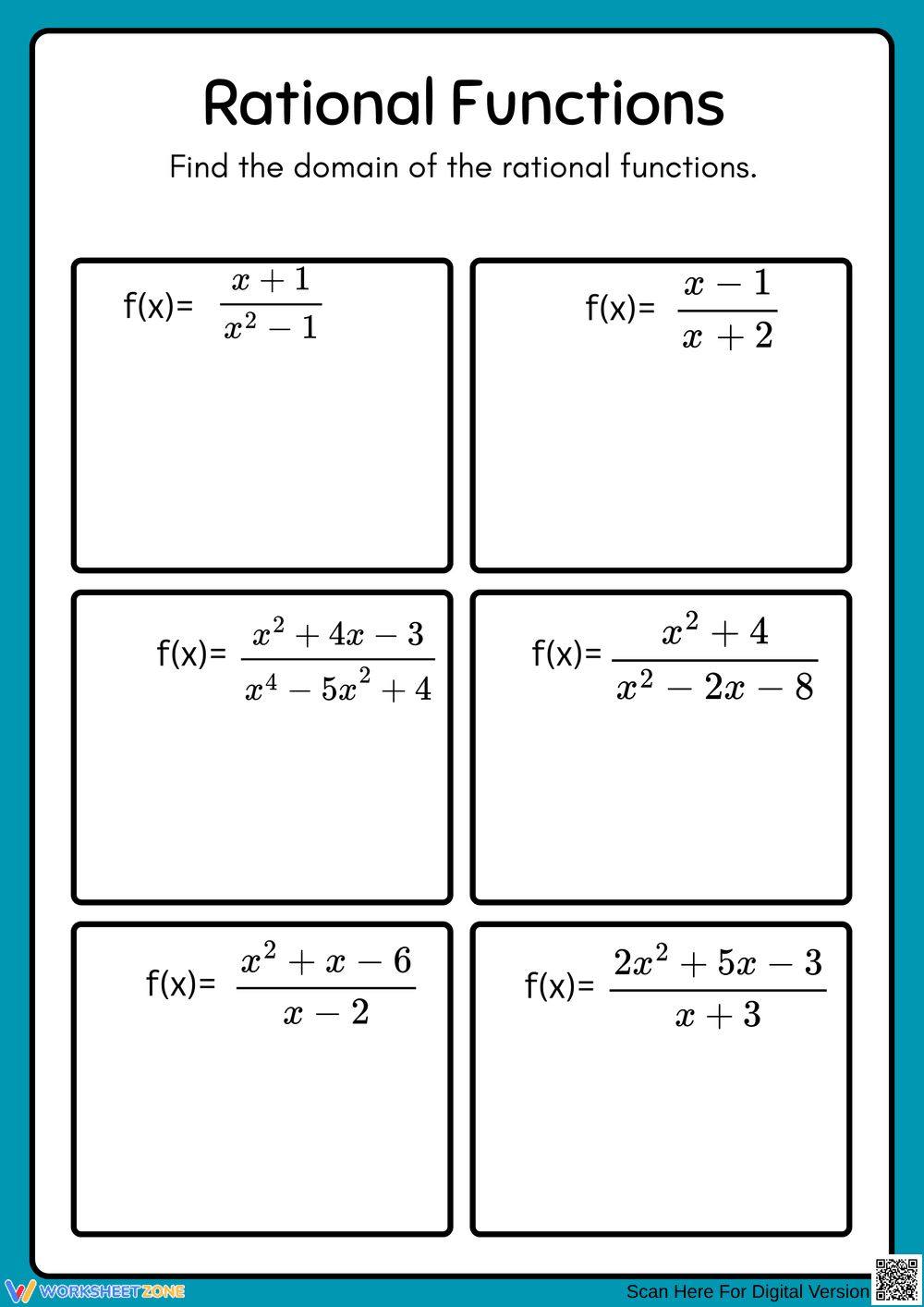 Exploring Domains of Rational Functions - Page 1