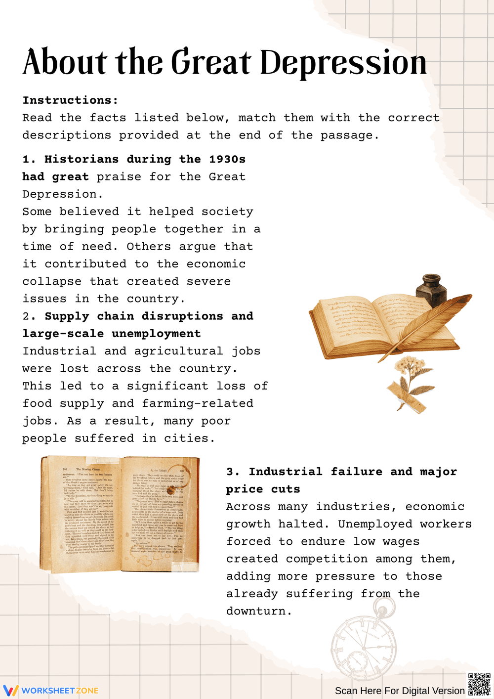 Exploring the Great Depression: Causes and Effects - Page 1