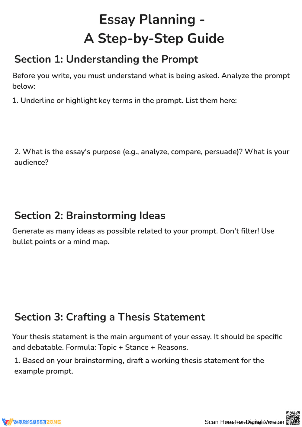 Essay Planning: A Step-by-Step Guide - Page 1