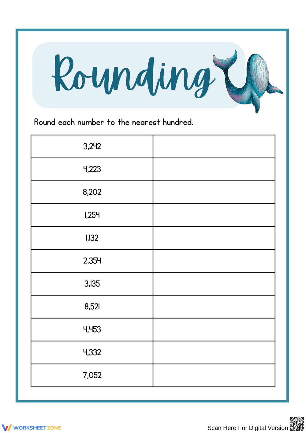 Mastering Rounding Numbers to the Nearest Hundred - Page 1