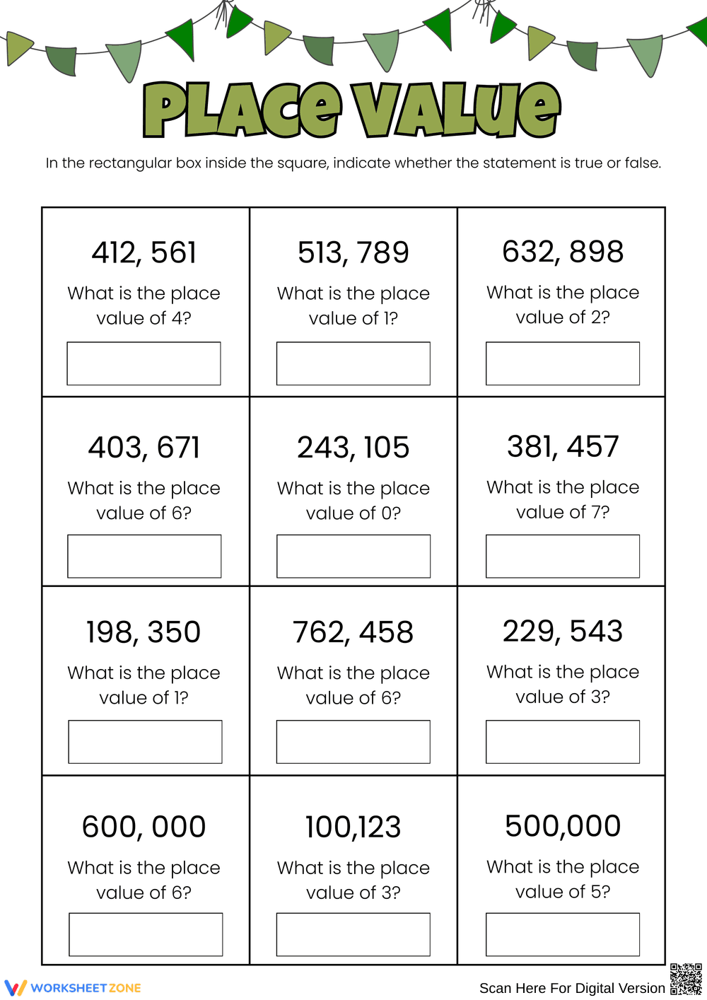 Understanding Place Value with Fun Exercises - Page 1
