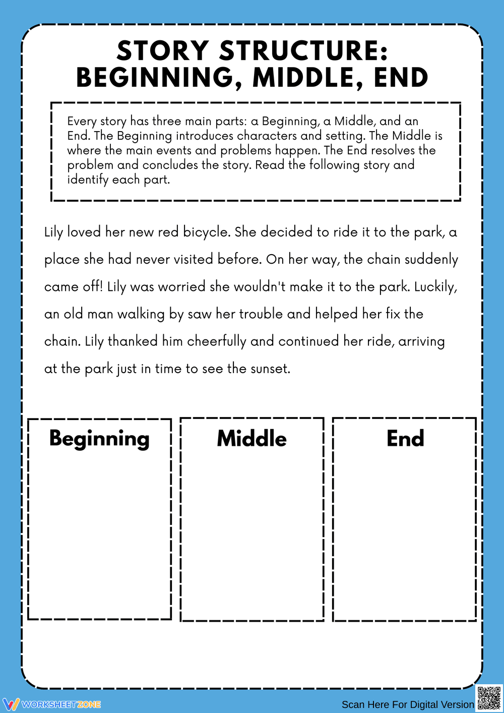 Understanding Story Structure: Beginning, Middle, End - Page 1