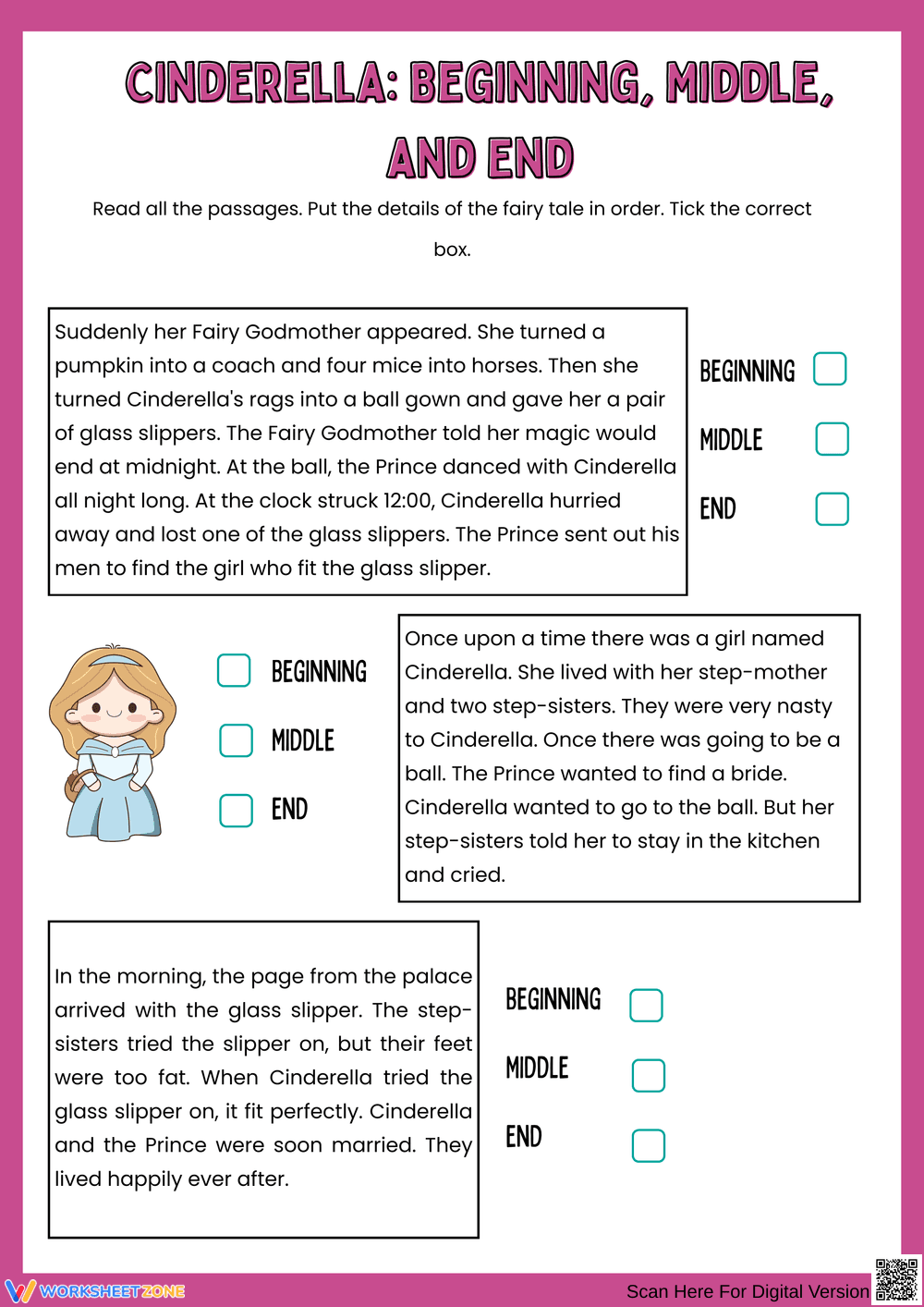 Cinderella: Beginning, Middle, and End - Page 1