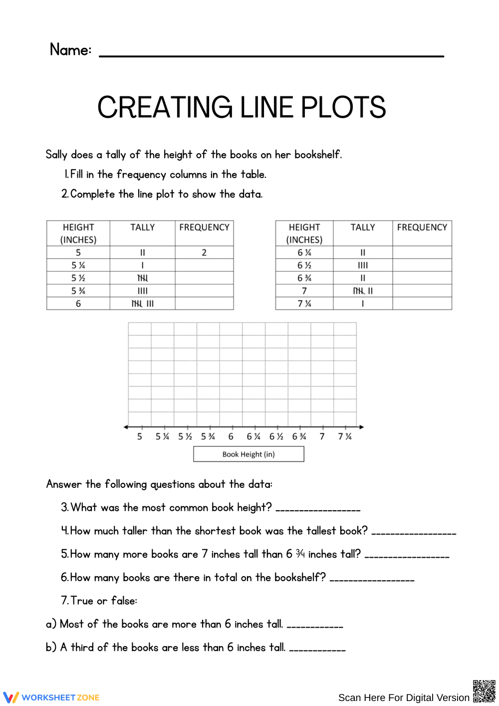 Creating Line Plots for Data Interpretation - Page 1