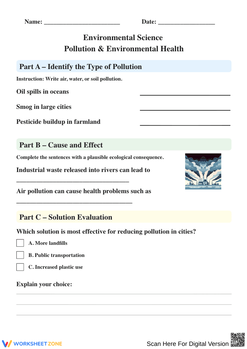 Environmental Science: Pollution & Environmental Health - Page 1