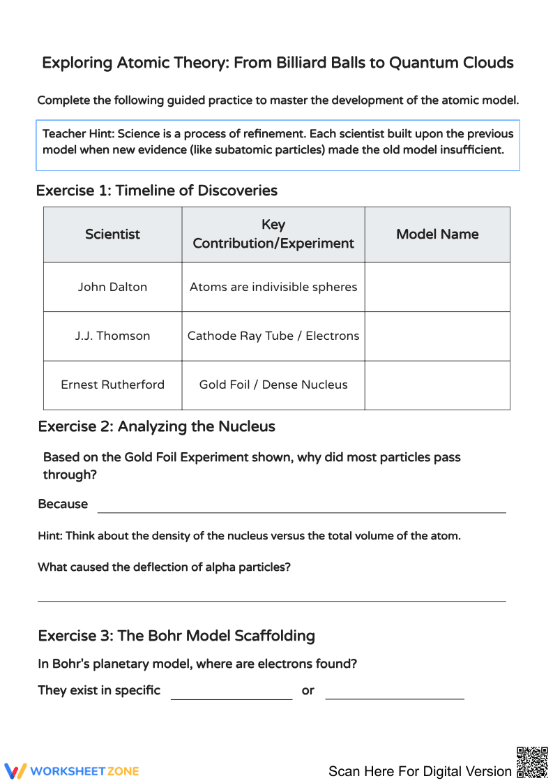 Exploring Atomic Theory: Unraveling the Subatomic World - Page 1