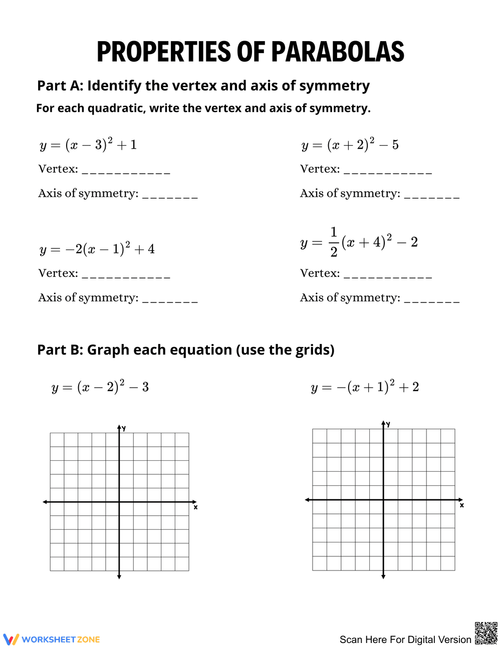 Exploring Properties of Parabolas - Page 1
