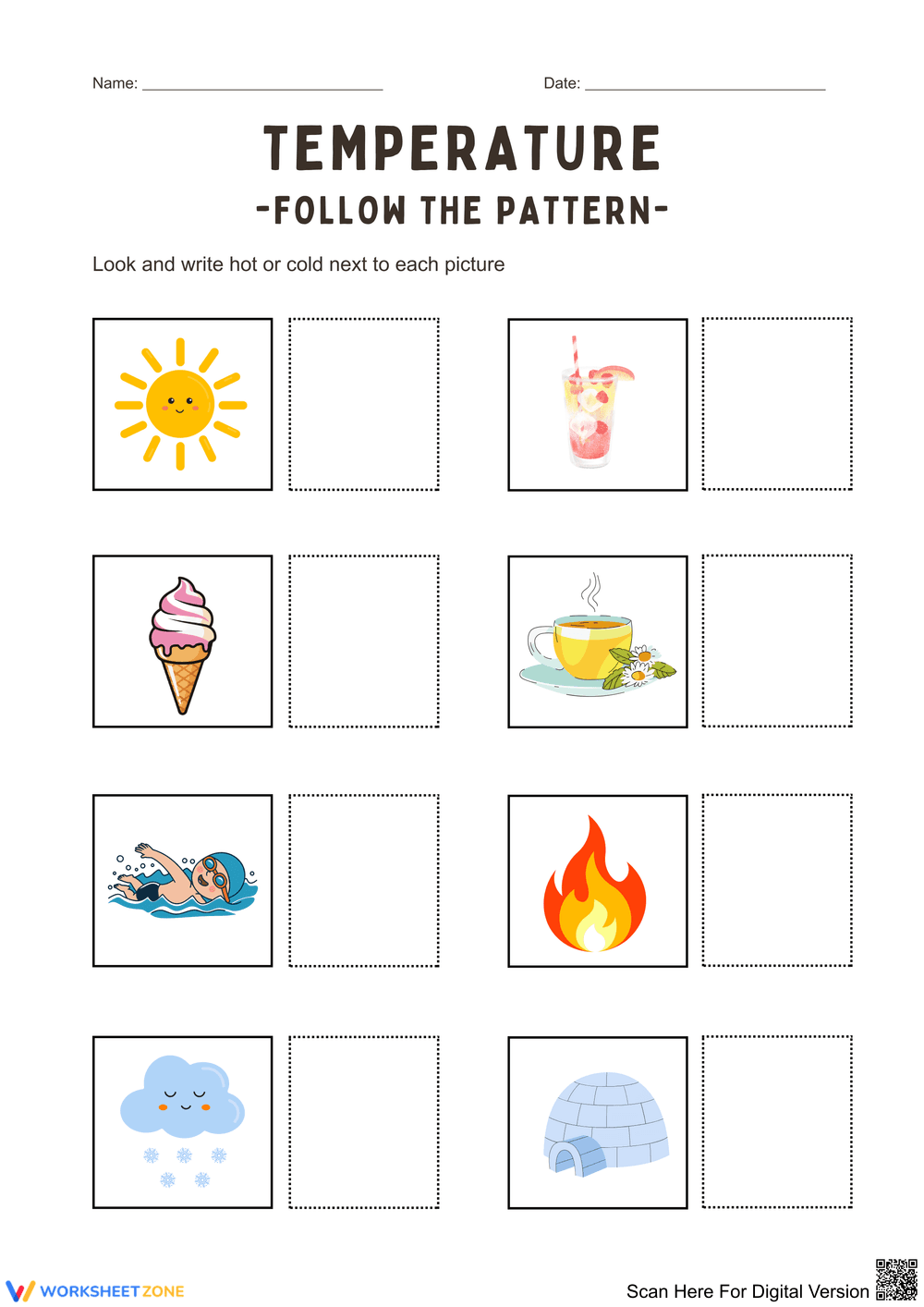Understanding Temperature with Fun Pictures - Page 1