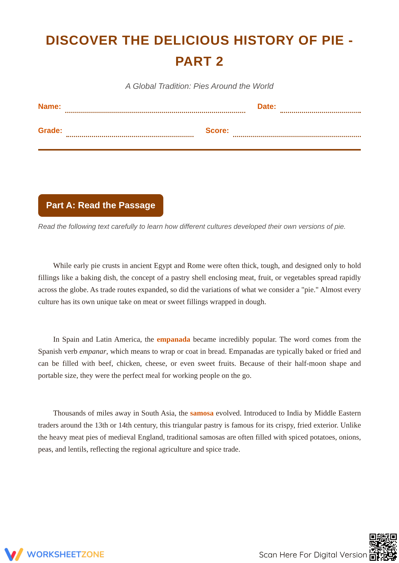 Discover the Delicious History of Pie - Part 2: A Global Tradition - Page 1