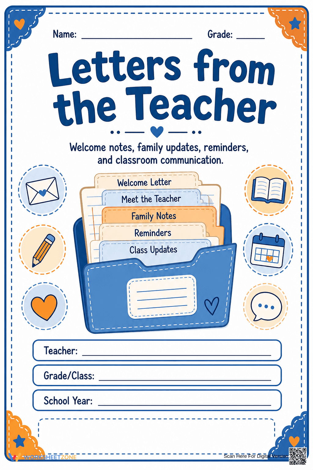 Letters from the Teacher | Essential Communication Cover - Page 1