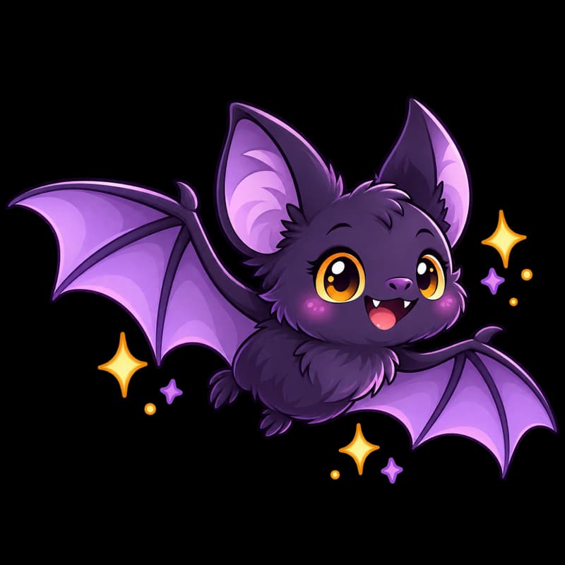 Cute Halloween bat