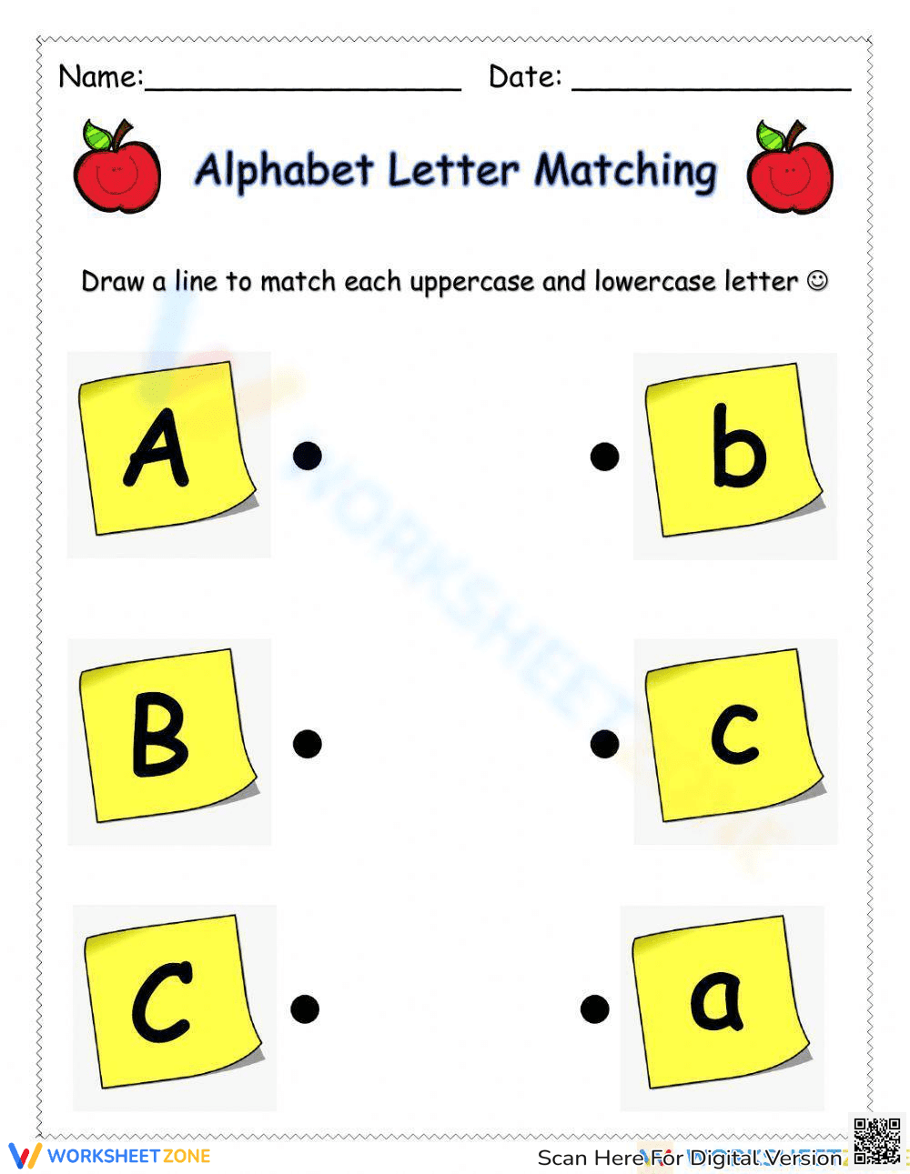 Letter Matching (ABC) - Page 1