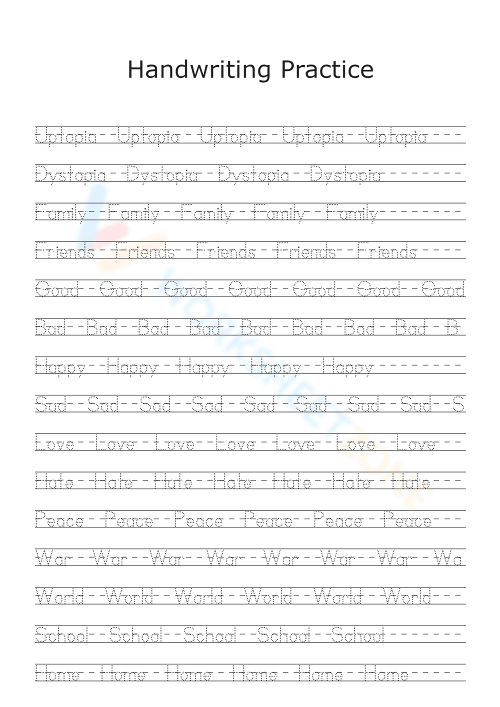 Essential Phonics and Handwriting Practice | Grade K ELA - Page 1